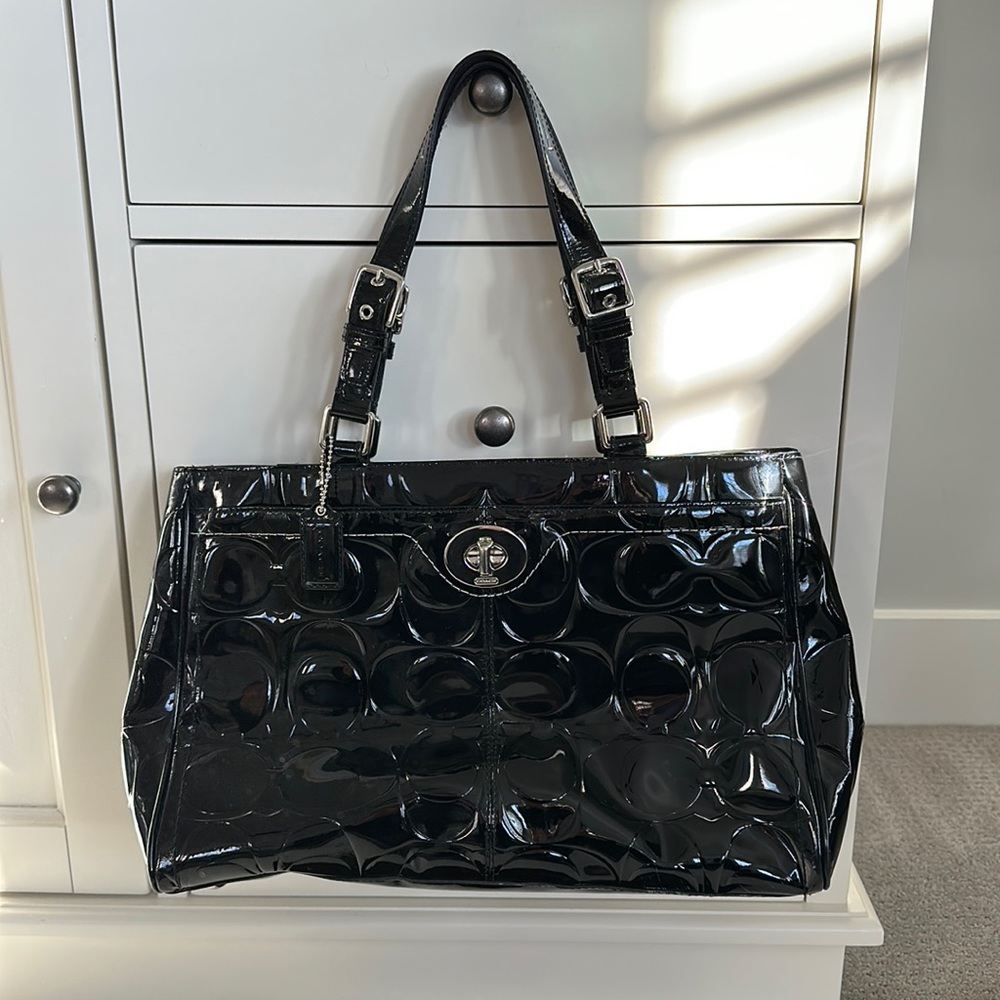 Coach Patent Leather Handbag